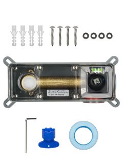 Встраиваемый смеситель для раковины Wonzon & Woghand Steam WW-88869008-MB чёрный матовый